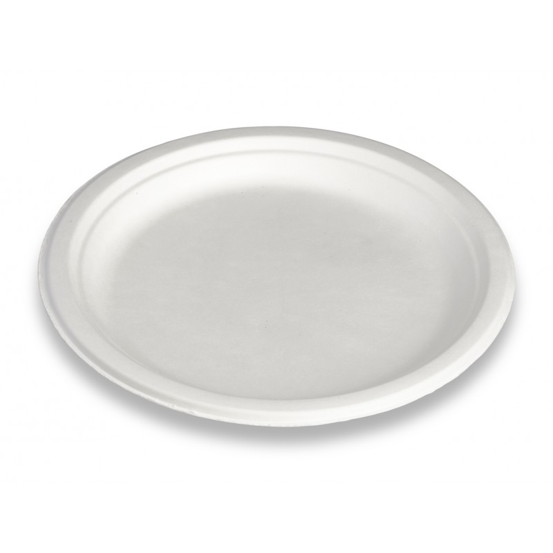 500 ASSIETTES RONDES BAGASSE 23MM