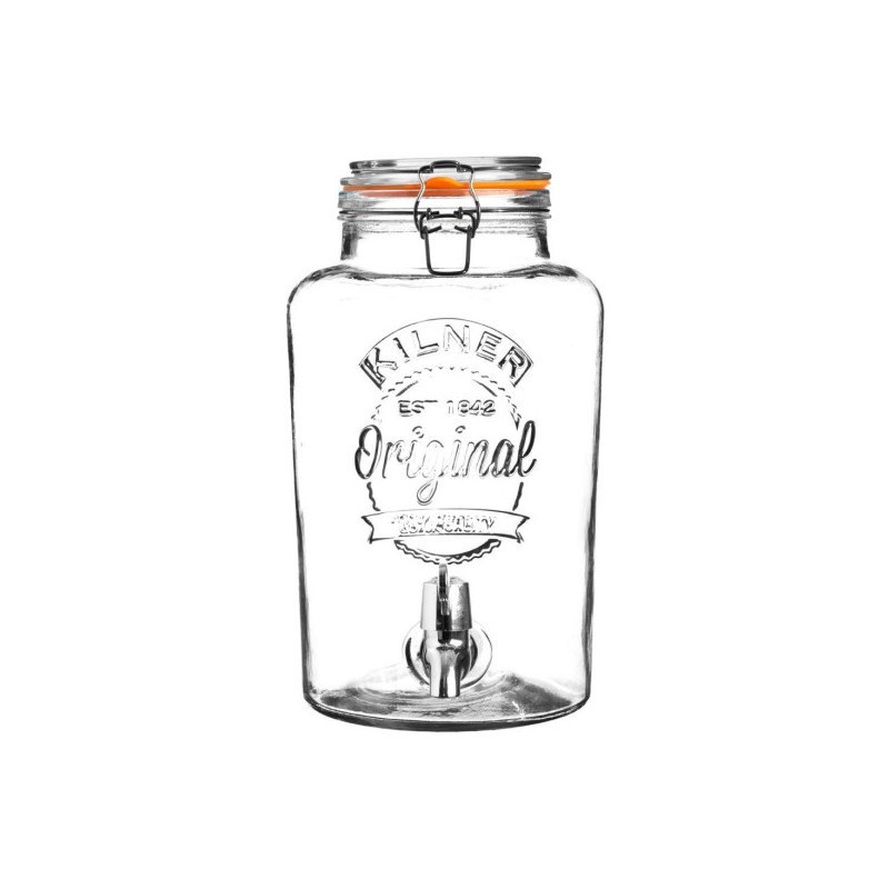 KILNER DISTRIBUTEUR DE BOISSON ROND AVEC ROBINET 5L