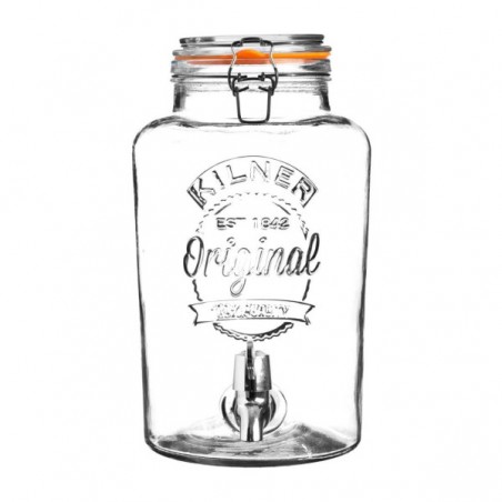 KILNER DISTRIBUTEUR DE BOISSON ROND AVEC ROBINET 5L