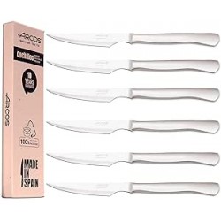 12 COUTEAUX  STEAKS MONOBLOC LISSE 110 MM