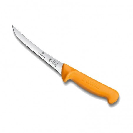 Couteau désosser 16 cm jaune, lame étroite semi- flexible