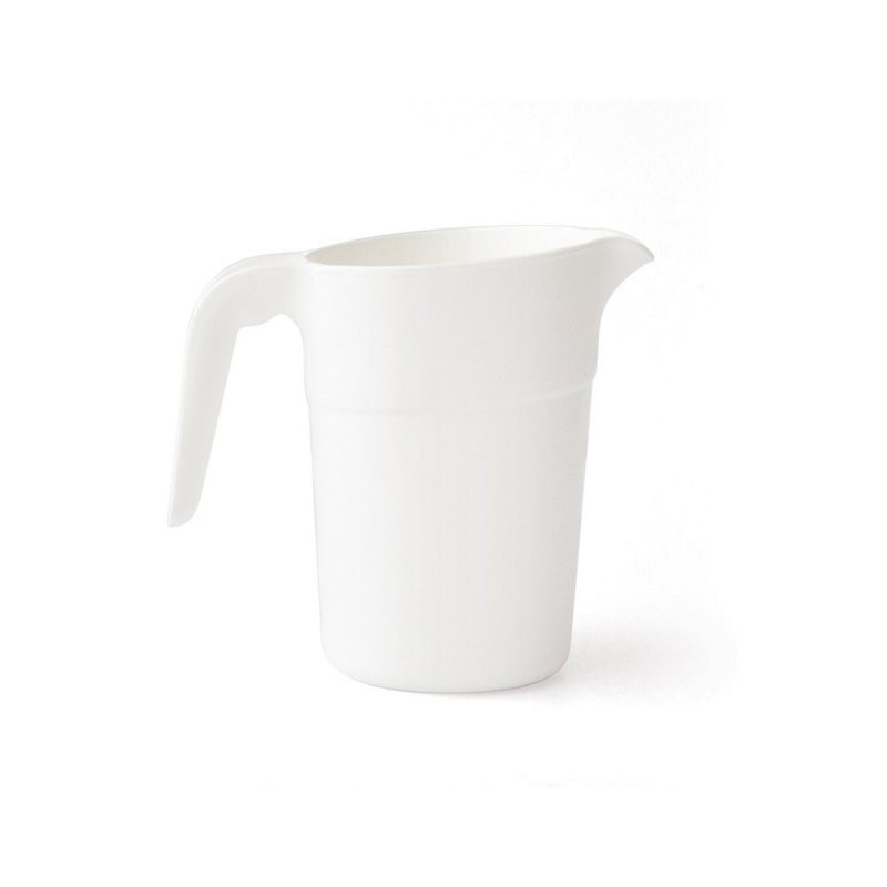 PICHET 1 L POLYPROPYLENE BLANC OPAQUE  SANS COUVERCLE