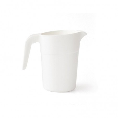 PICHET 1 L POLYPROPYLENE BLANC OPAQUE  SANS COUVERCLE