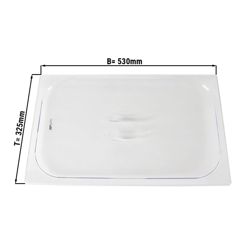 COUVERCLE CAMVIEW GN1/1 TRANSPARENT