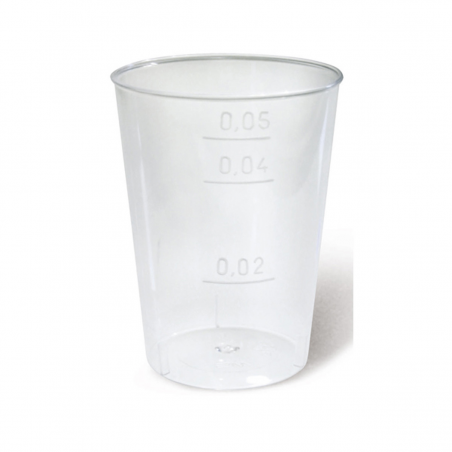 50 VERRES RONDS 5CL MISE EN BOUCHE