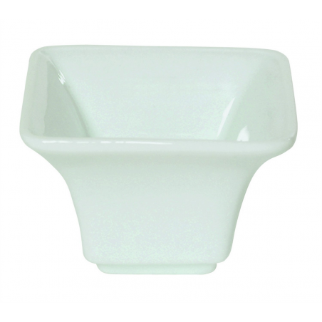 12 MINIATURES EVASEES CARREES 58 BLANC