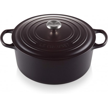 COCOTTE RONDE NOIR MAT 30CM LE CREUSET