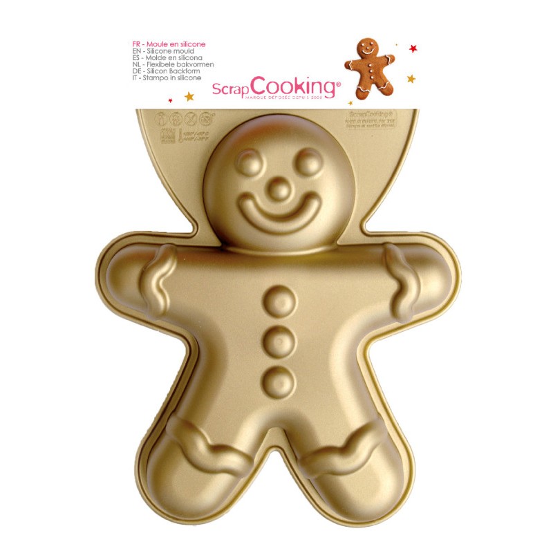 MOULE SILICONE GINGERMAN
