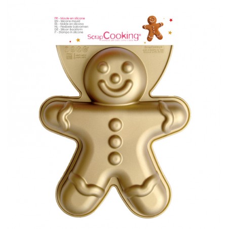 MOULE SILICONE GINGERMAN