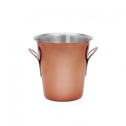 SEAU A  CHAMPAGNE CONIQUE COL CUIVRE