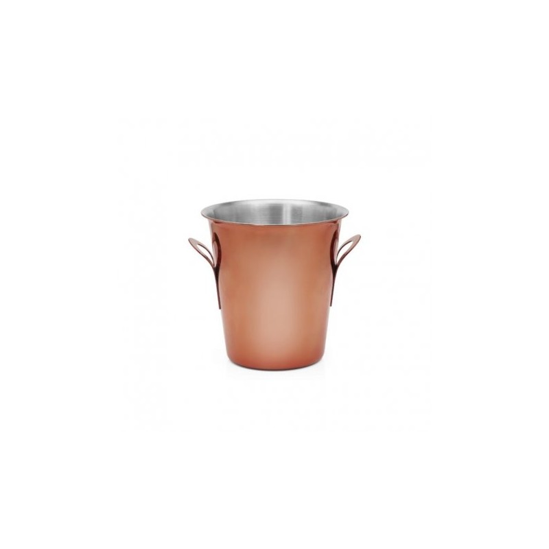 SEAU A  CHAMPAGNE CONIQUE COL CUIVRE