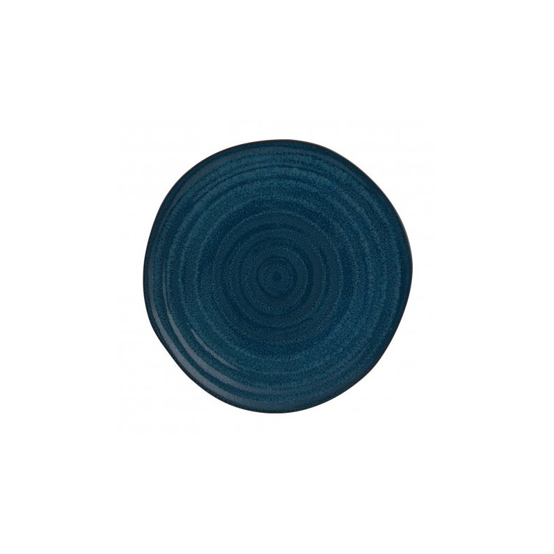6 ASSIETTES PLATES 28CM LAPIS LAZULI