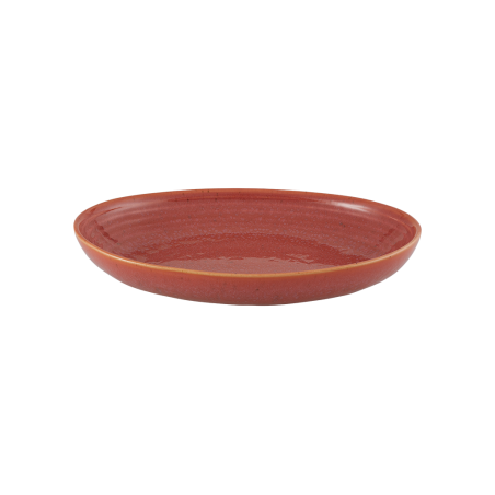 6 PLATS OVAL  27CM-CORAL-GEMSTONE