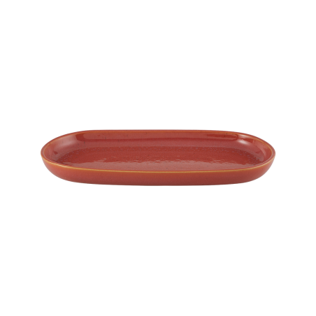 6 PLATS OVAL  30CM-CORAL- GEMSTONE