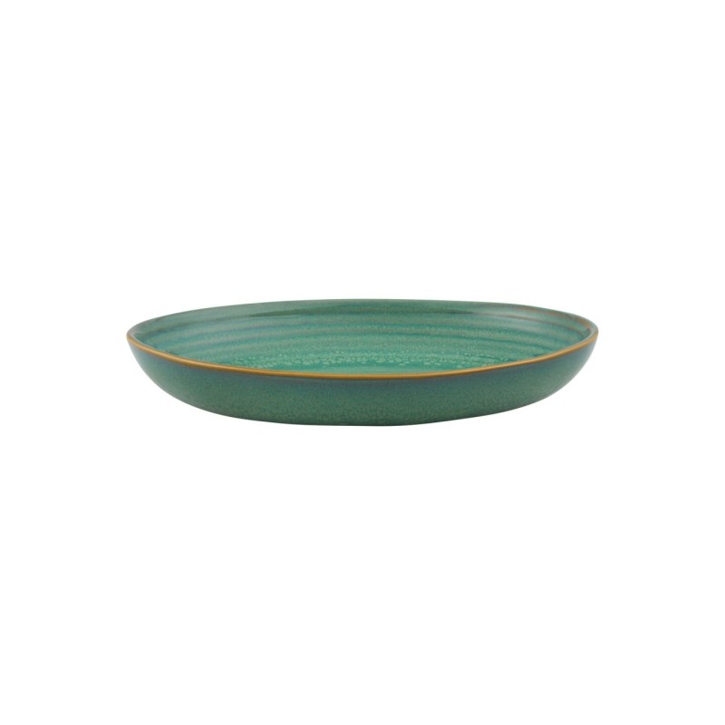 6 PLATS OVAL 27CM JADE