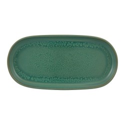 6 PLATS  OVAL 30CM  JADE