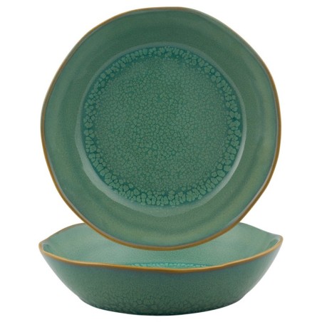 ASSIETTES CREUSE 22CM JADE