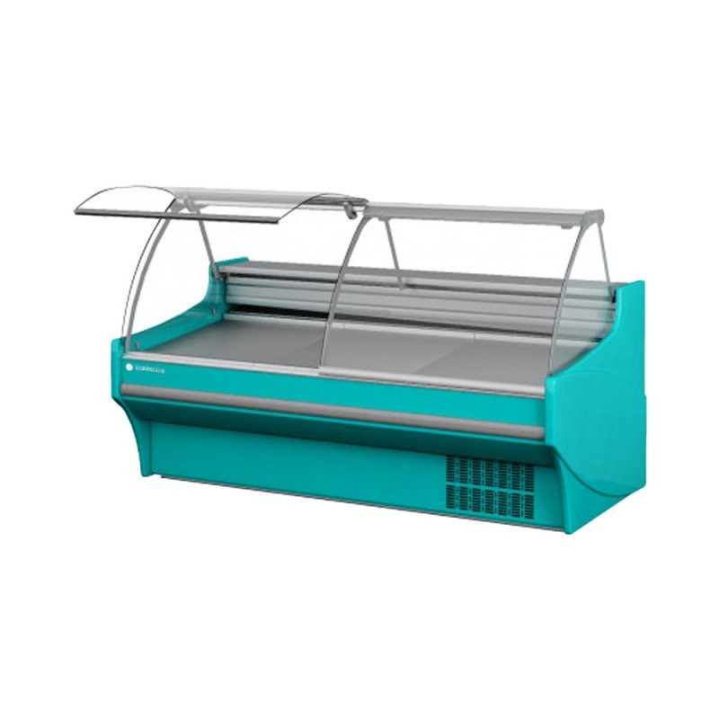 VITRINE AVEC VITRE RELEVABLE PROFONDEUR 1100