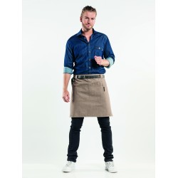 TABLIER CHEF FORENE MUD DENIM- APRON W70-L50 CM