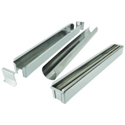 MOULE CYLINDRIQUE INOX A BUCHE 55,5 x 6 CM