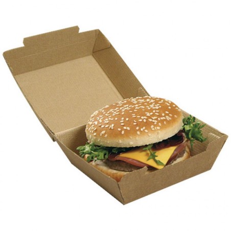 BOITE BURGER KRAFT BRUN 17.5X18X7.5 X300